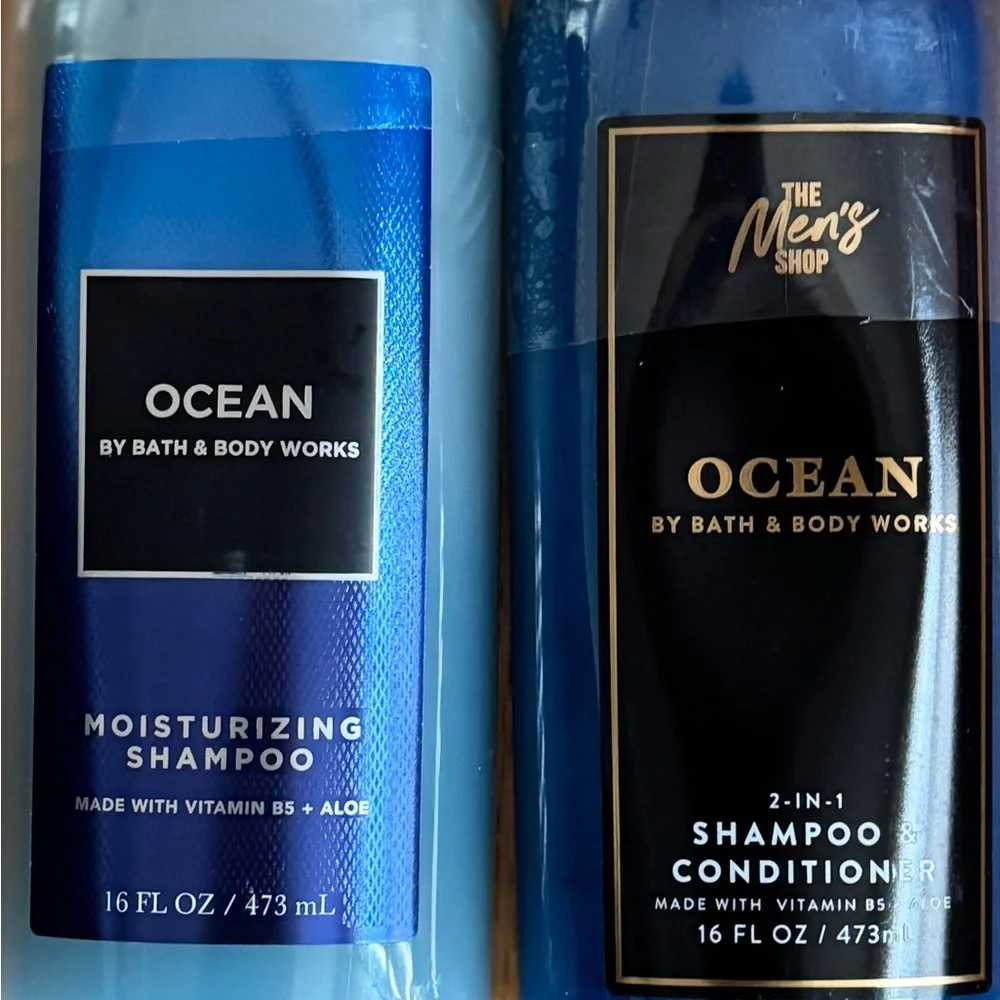 Bath & Body Works Ocean Moisturizing Shampoo and 2-in-1 Conditioner Set